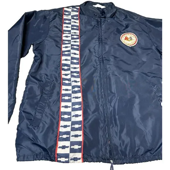 Vintage 60s 70s Horizon Chevrolet Corvette Racing Windbreaker Lightweight Mens M - Picture 3 of 9